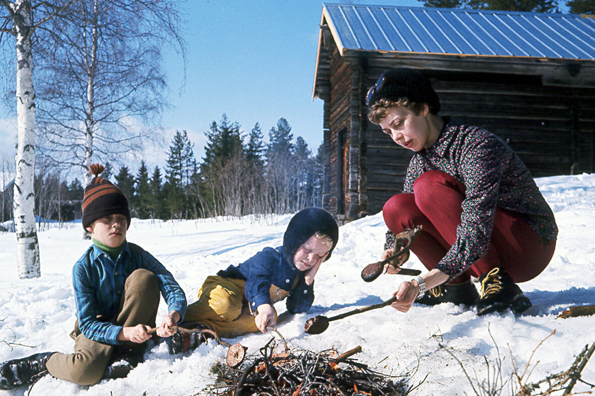 046 Lunch korvgrillning på Ranvall 1969 kopiera