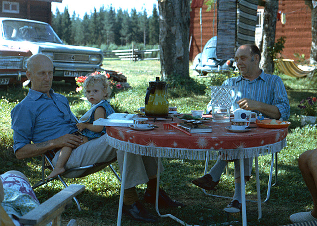 036Heléne, Farfar och Morfar 1973