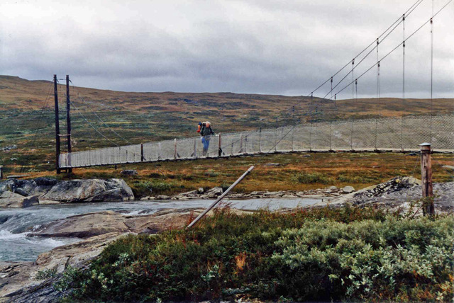 Bron över Miellätno i Padjelanta Padjelanta029