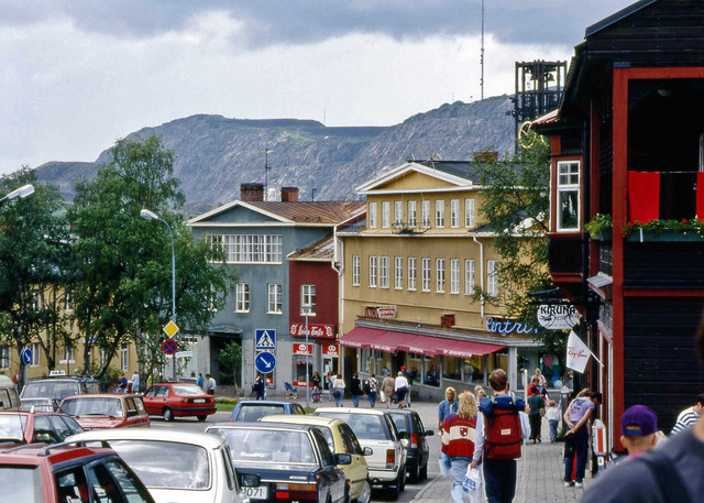 Gatufotobild från Kiruna 1991 Kebnekaise 1991 038