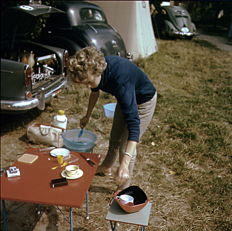 På en campingplats i Paris 1960