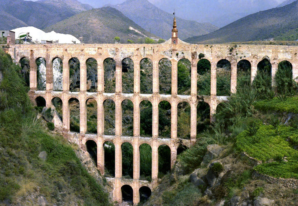 Acueducto del Aguila i Spanien en Romersk Akvedukt 1979