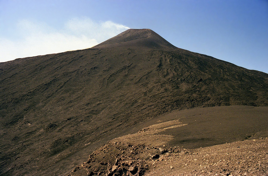 Vulkanen Etna på Sicilien 1983