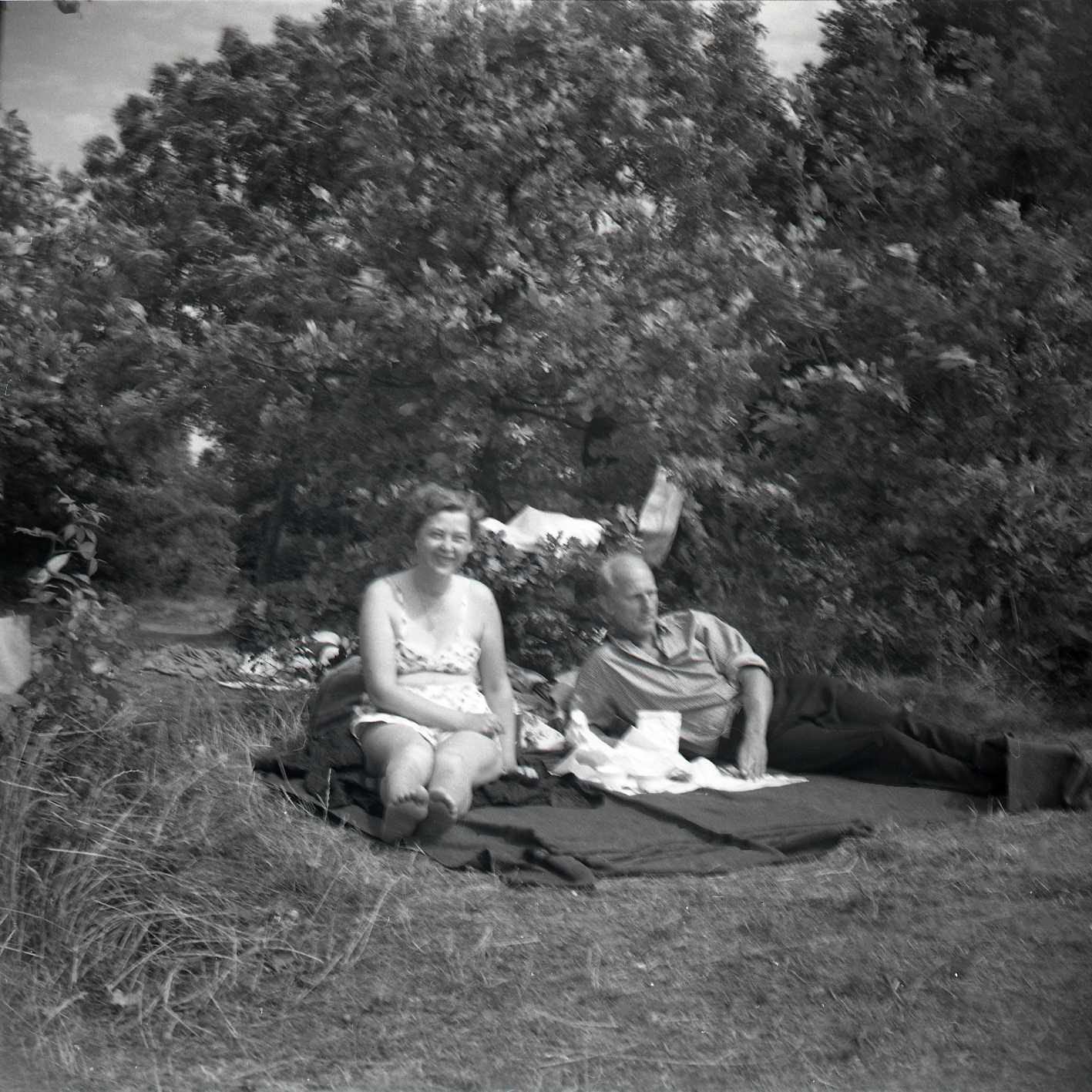 Mamma och Pappa i Karskrona 1953 