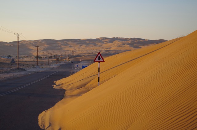 Road Liwa Desert